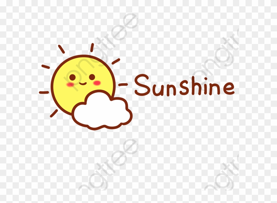 Sunshine Clip Art Sun - แสงแดด ดวง อาทิตย์ การ์ตูน - Png Download