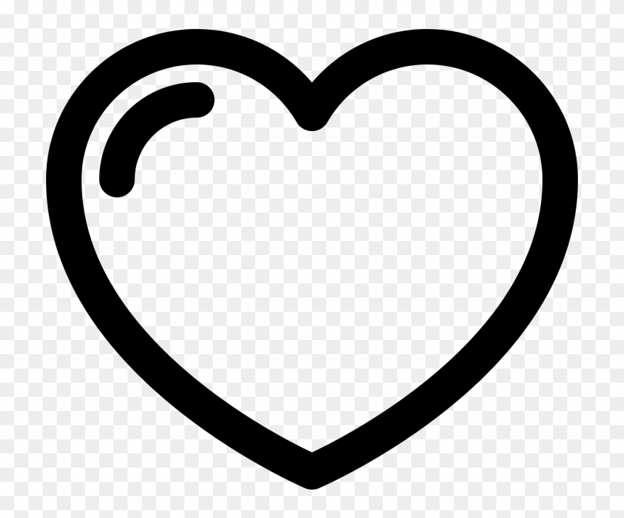 Wedding Line Icon - Heart Clipart