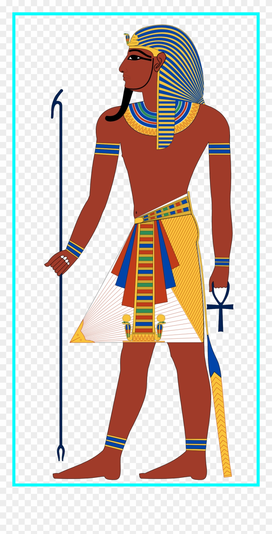 Awesome Best Drawing Clothing Image For The Ⓒ - Ancient Egypt Clothing Men Clipart