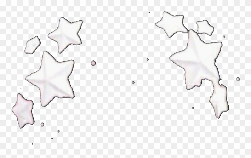 Snapchat Filters Clipart Black And White - Star Snapchat Filter Png Transparent Png