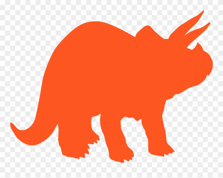 Download Png - Triceratops Silhouette Clipart