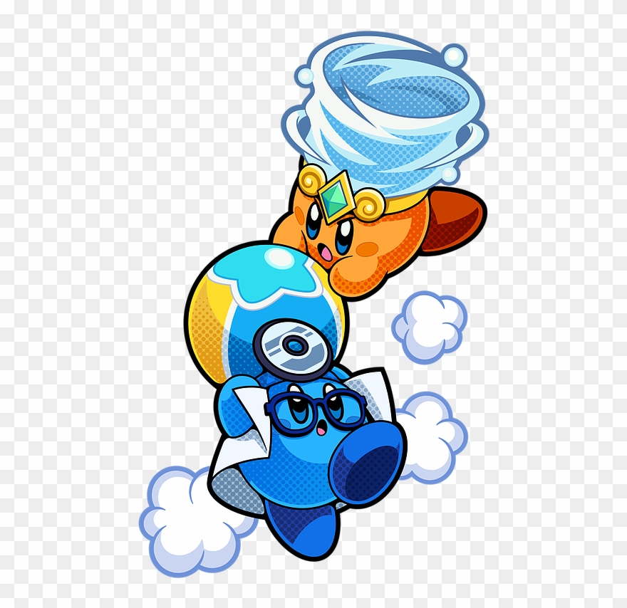 Kirby Tornado Doctor - Kirby Battle Royale Characters Clipart