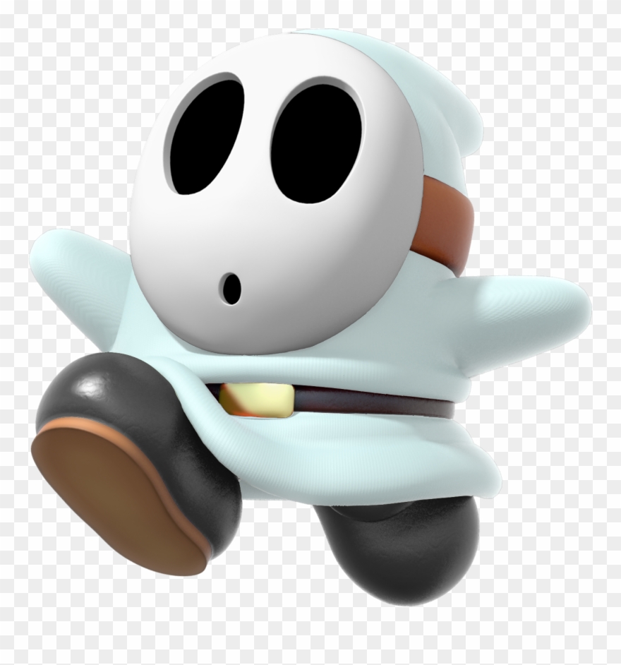 Mkdx White Shy Guy - White Shy Guy Clipart