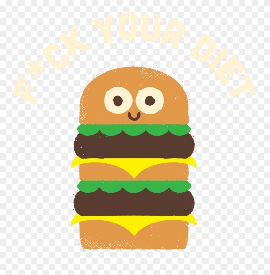 Cartoon Burger Png - Food Clipart