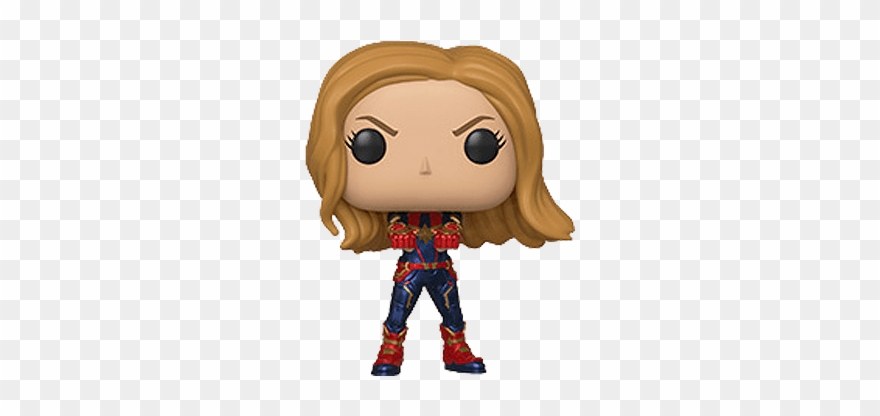 Funko Pop Avengers Endgame Captain Marvel 1 - Funko Pop Avengers Endgame Captain Marvel Clipart