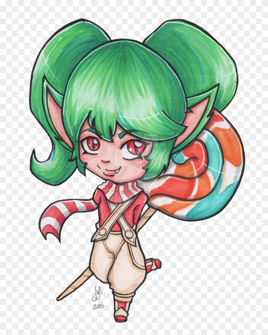 Drawn Poppy Anime - Cartoon Clipart