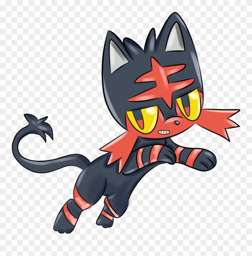 Pokemon Sun And Moon - Pokemon Moon Fire Starter Clipart