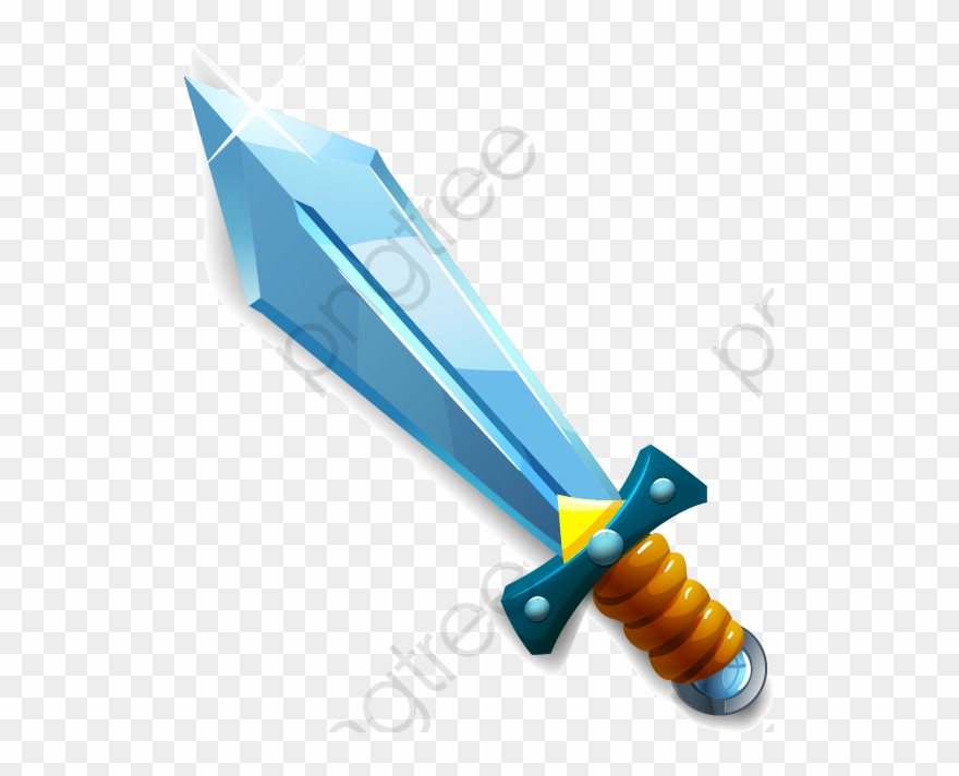 Sword Clipart Logo - 劍 卡通 - Png Download