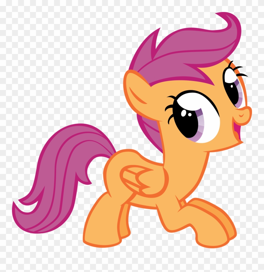 Scootaloo Fun By Sircinnamon Scootaloo Fun By Sircinnamon - My Little Pony Rainbow Power Apple Bloom Clipart