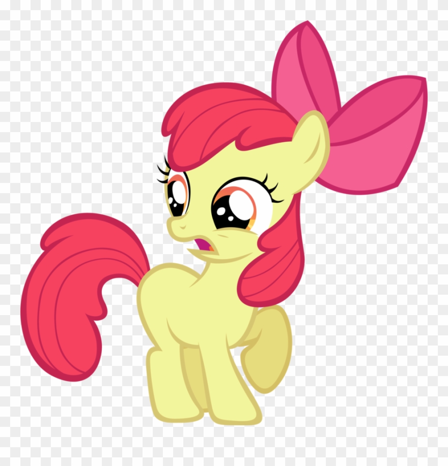 Apple Bloom Gasp By Lilcinnamon - Cutie Mark Crusaders Apple Bloom Clipart