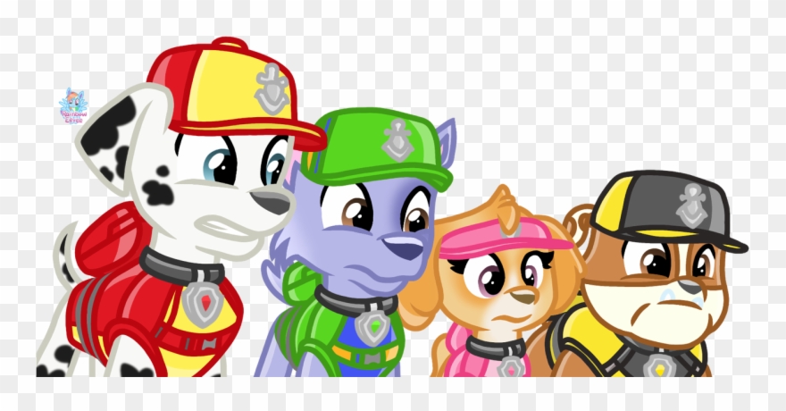 Paw Patrol Sea - Cartoon Clipart
