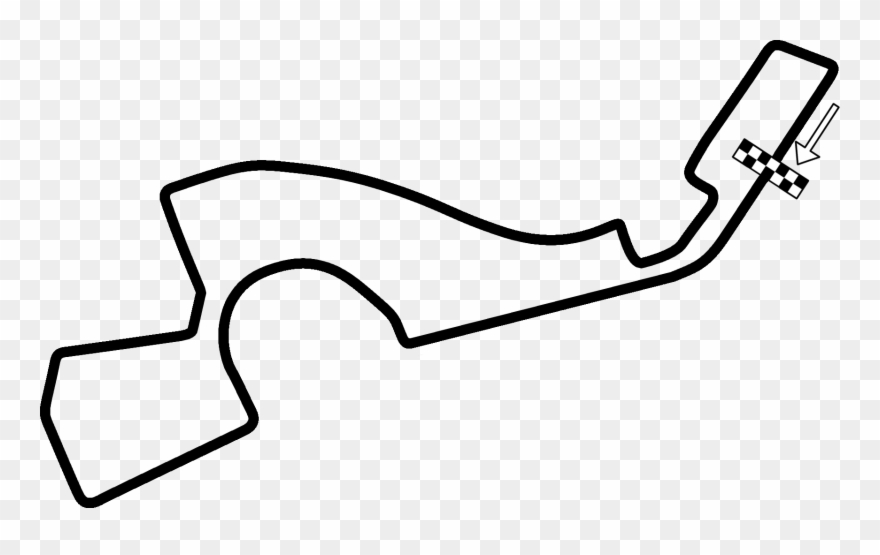 Sochi Autodrom - Russian F1 Track Vector Svg Clipart