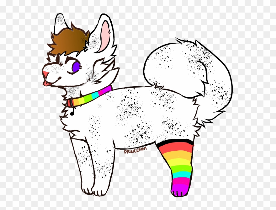 Rainbow Dalmation Chow Chow Mix Adopt Ota Open - Cartoon Clipart
