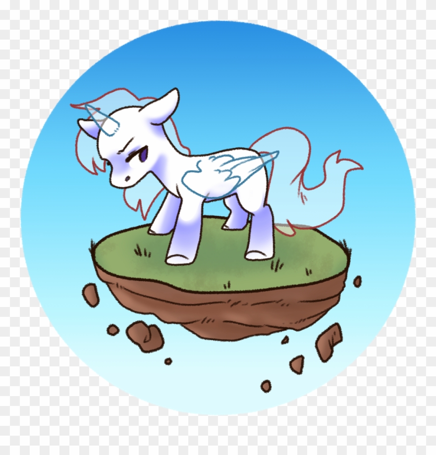 Floating Island How Did They Get There - Cartoon Clipart