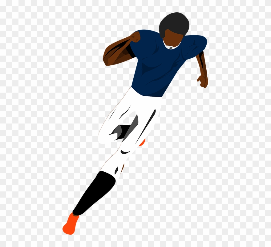 Football Player Running American Football Nfl Player Clipart