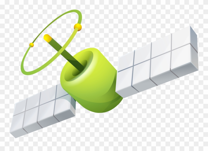 Earth Satellite Model Natural Cartoon Free Hd Image - ดาวเทียม แบบ การ์ตูน Clipart