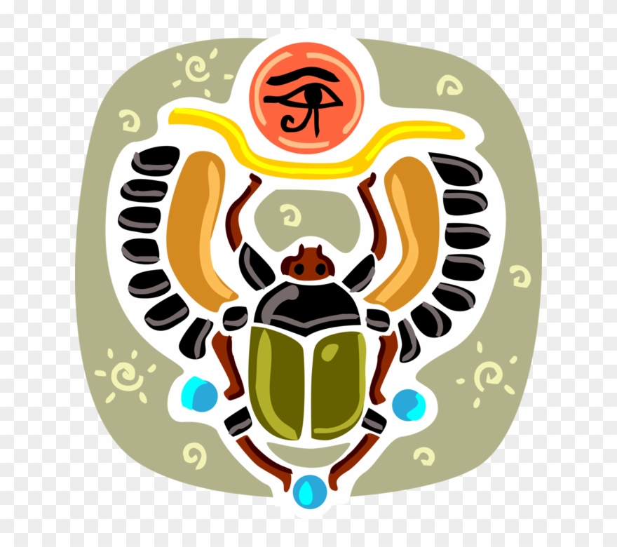 Vector Illustration Of Ancient Egyptian Eye Of Horus - Egyptian Eye Clipart - Png Download