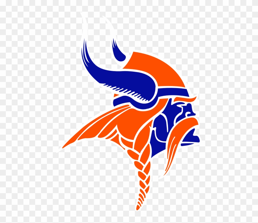 Black Minnesota Vikings Logo Clipart