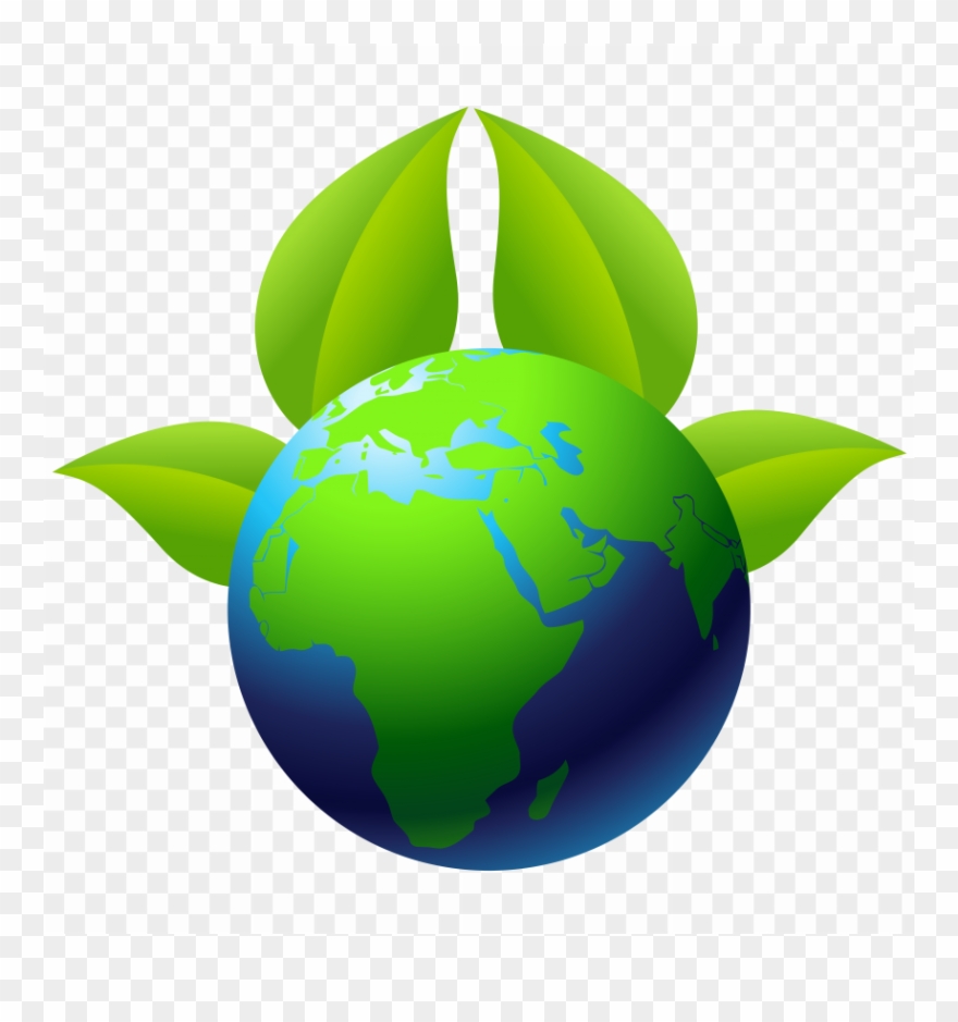 Download Earth With Leaves Clipart Png Photo - Clip Art Transparent Png