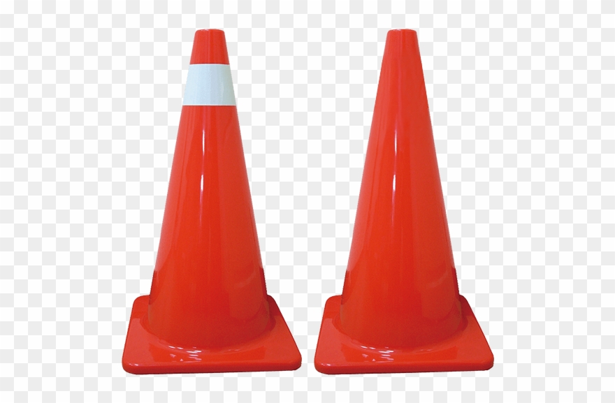 Traffic Cones / Triangles / Barrier Fence - Funnels Clipart