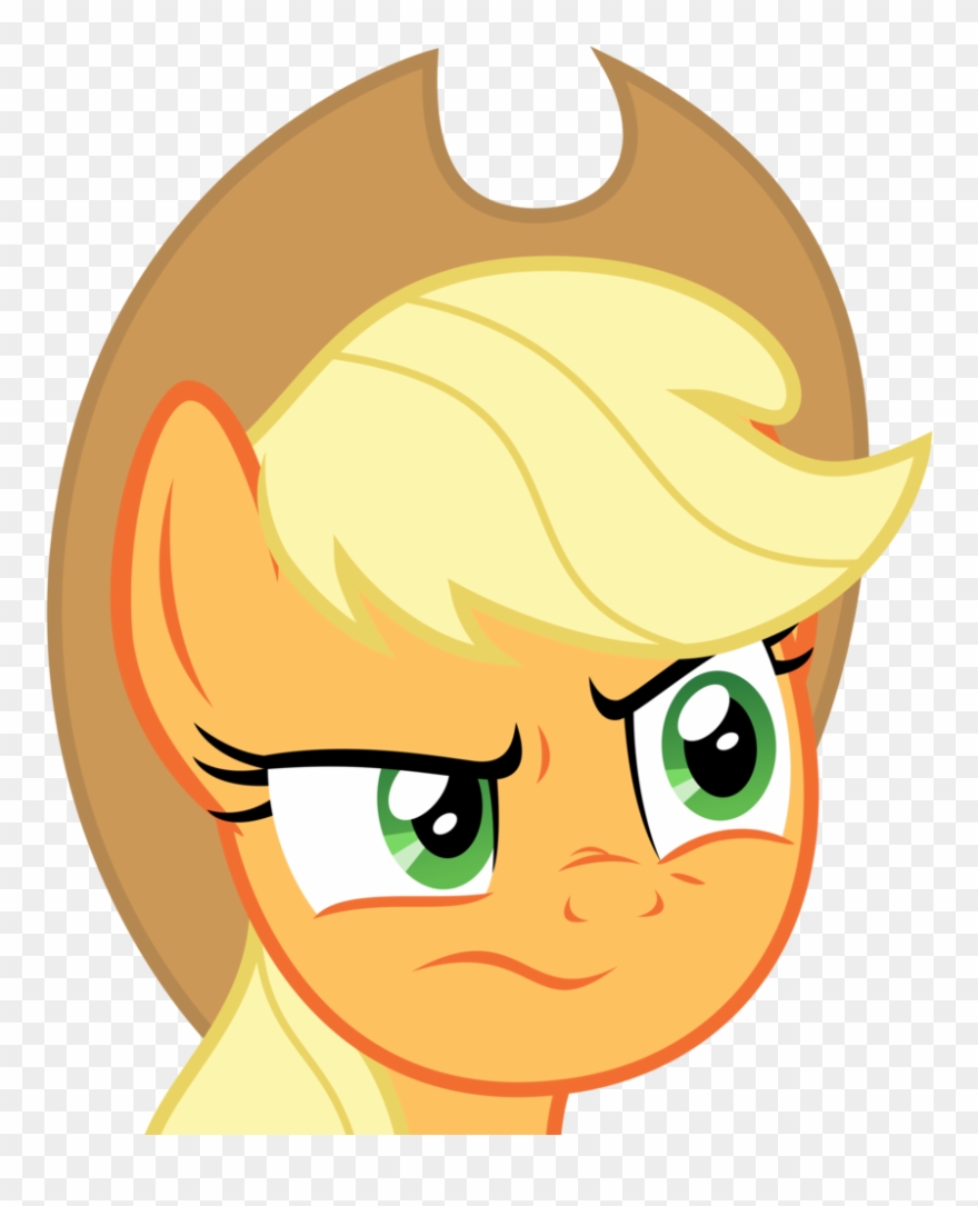 Annoyed Applejack Artist Sketchmcreations Marks For - Cartoon Clipart