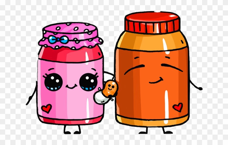 Draw So Cute Peanut Butter And Jelly Clipart
