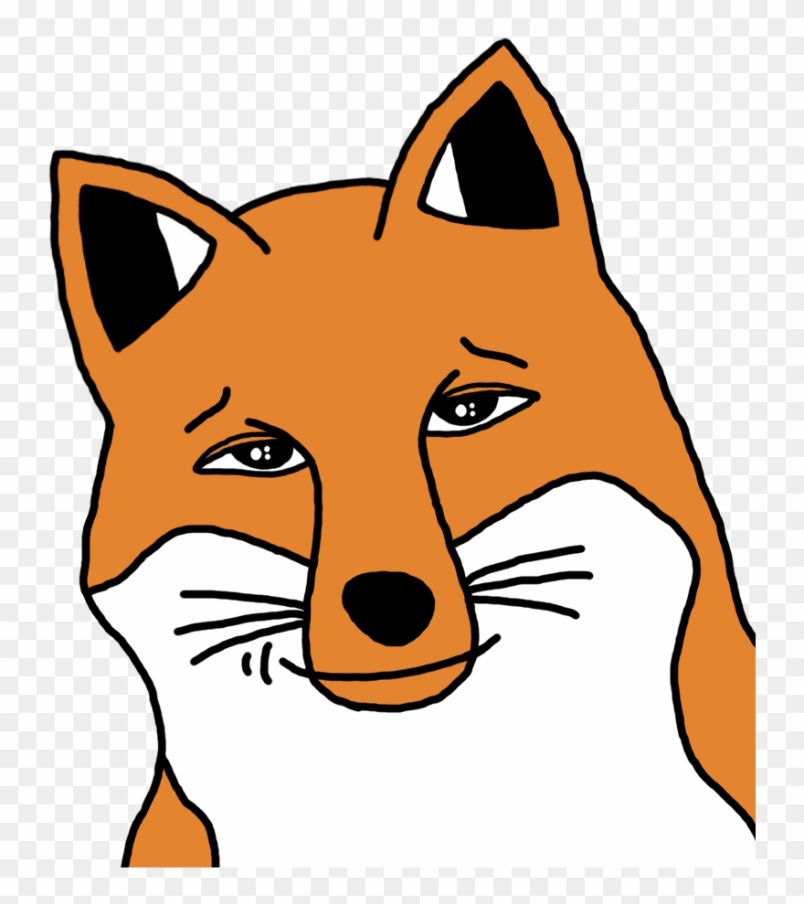 No Nope Thread Let's Fix That - Red Fox Clipart