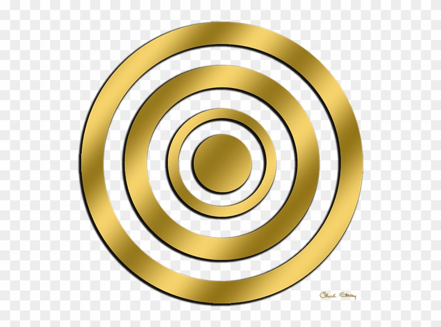 Cerchio Doodle Disegno Clip Art Clear Circles Clip - Gold Circles - Png Download