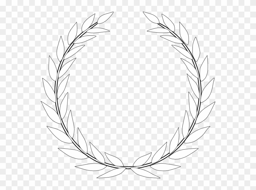 Laurel Leaf Crown Logo 5 By Matthew - Vexilloid Of The Roman Empire Clipart