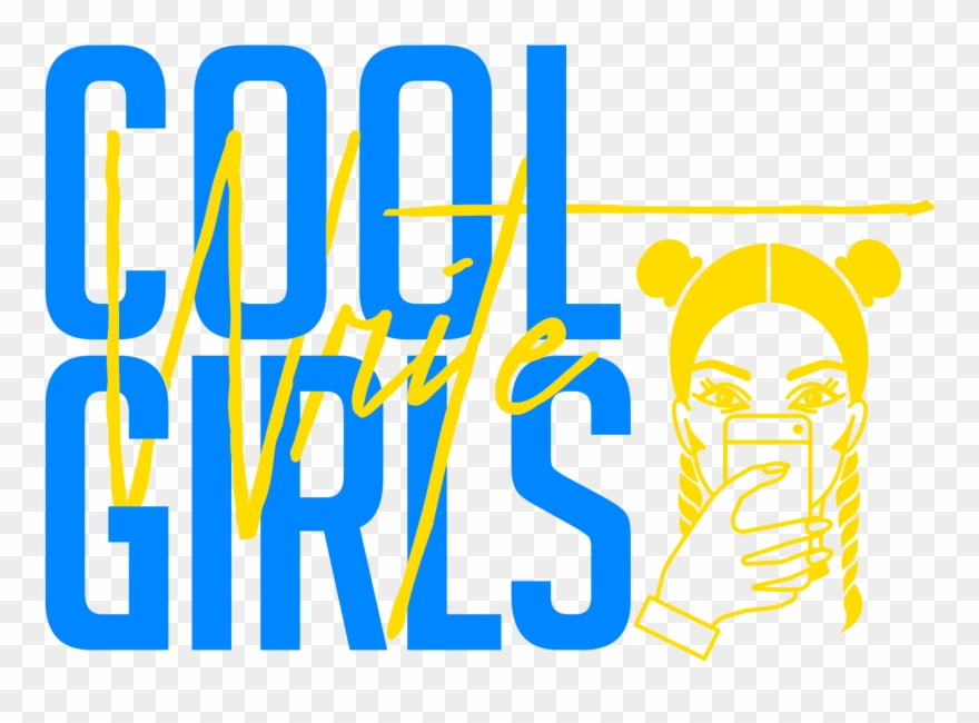 Cool Girls Write - Poster Clipart
