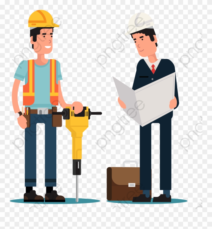 Engineering Clipart Transparent Background - Строитель Пнг - Png Download