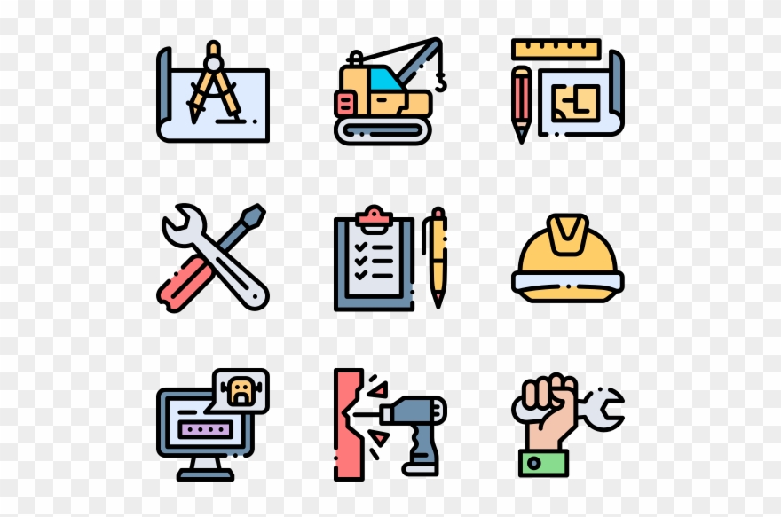 Engineering - Transparent Icons Sms Png Clipart