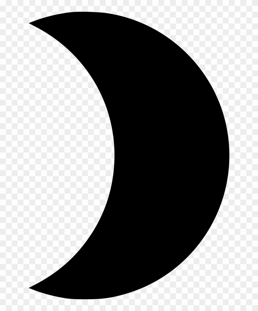 Moon Waxing Crescent Svg Png Icon Free Download Clipart