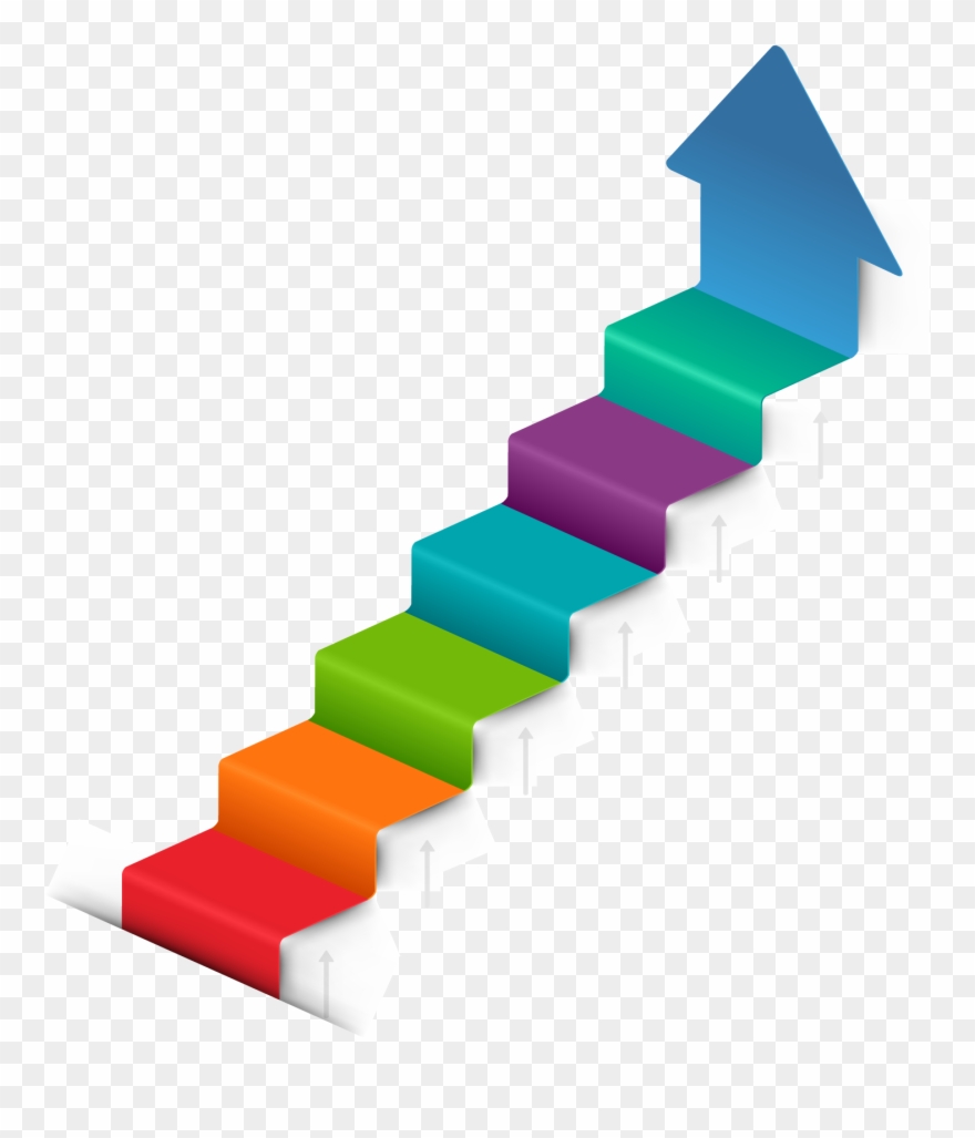 Steps Clipart Succe - Graphic Design - Png Download