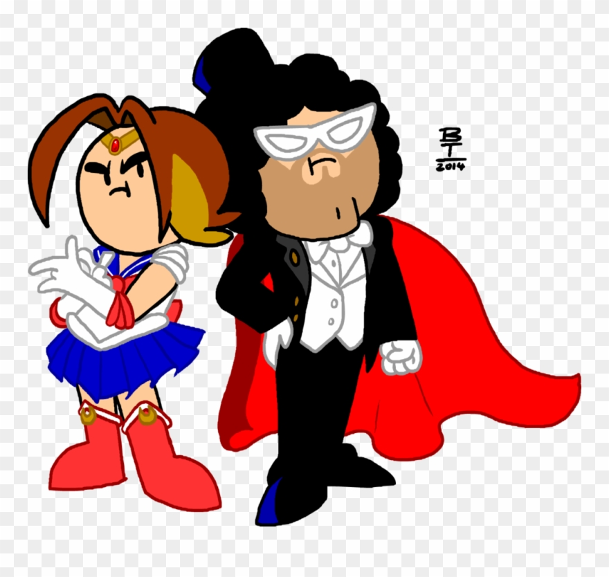 Fictional Character Cartoon Male Human Behavior Clip - Sailor Moon Game Grumps - Png Download