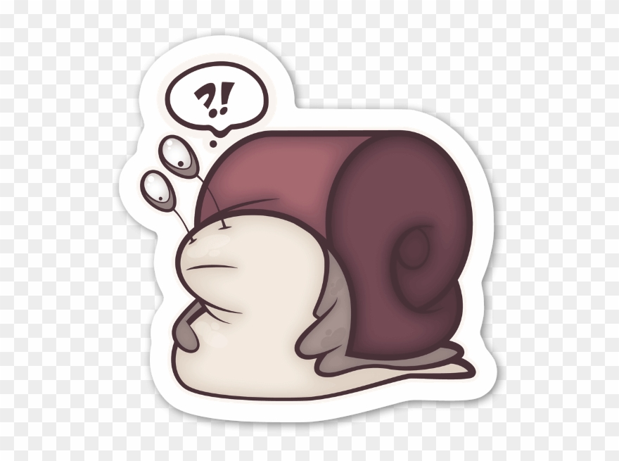 Cute Lil' Snail - Cartoon Clipart