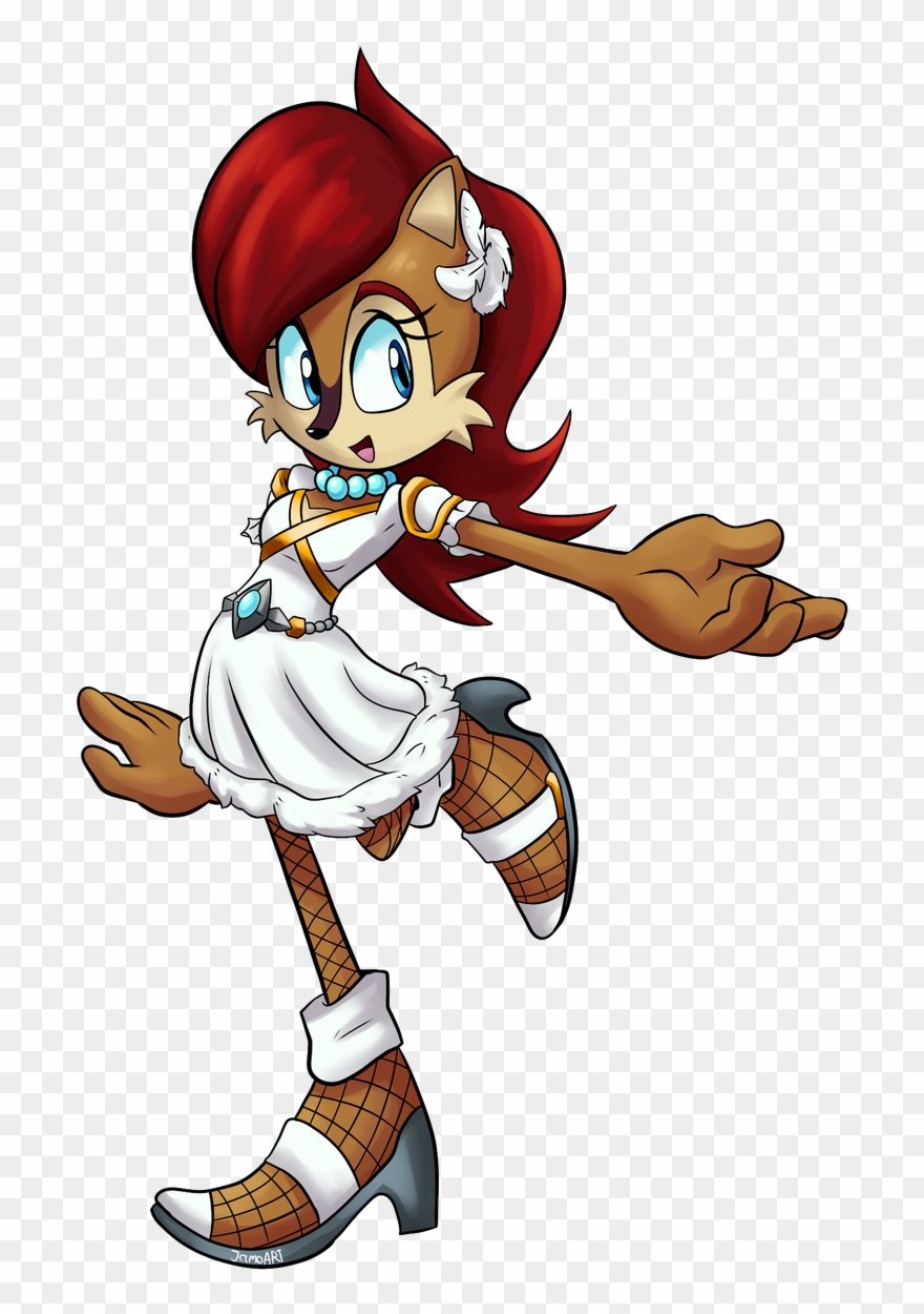 Sally Acorn Princess Fanart Clipart