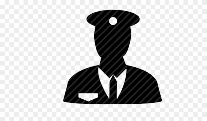 Guard Tour System - Security Guard Icon Blue Clipart