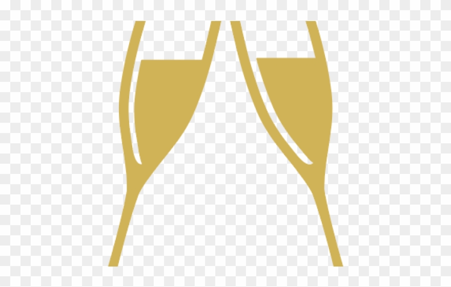 Champagne Clipart Mimosa - Champagne Glasses Svg Free - Png Download