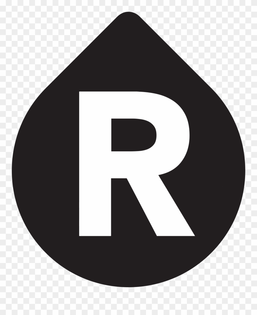 Water Drop B&w No Background - Sign Clipart