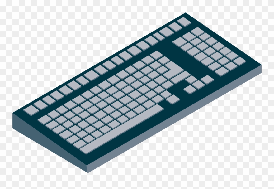 Cartoon Keyboard Png - Dell 7390 Palmrest Clipart