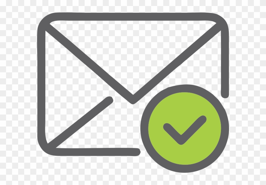 Email Clipart Small Envelope - Mail Clipart Black And White - Png Download