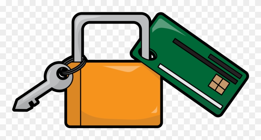 Cartoon Credit Card Security Clipart