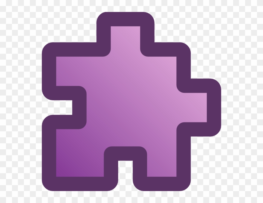 This Free Clip Arts Design Of Purple Puzzle Piece Png - Pedaço De Quebra Cabeça Transparent Png