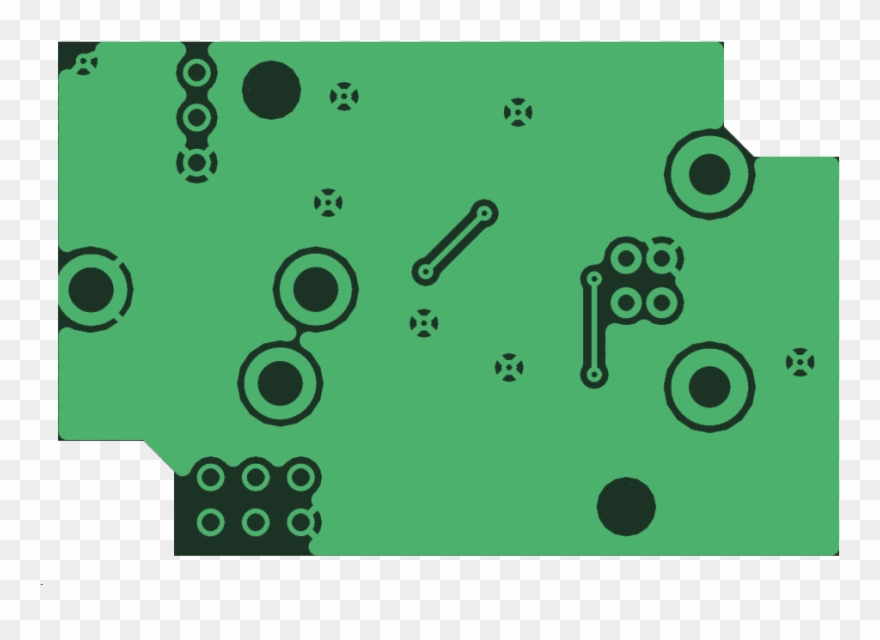 Circuit Board Patterns - Copper Pour Clipart