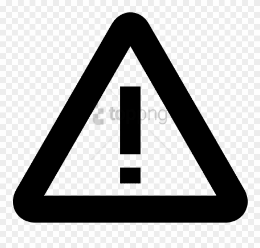 Free Png Free Warning Icon Vector - Warnung Icon Clipart