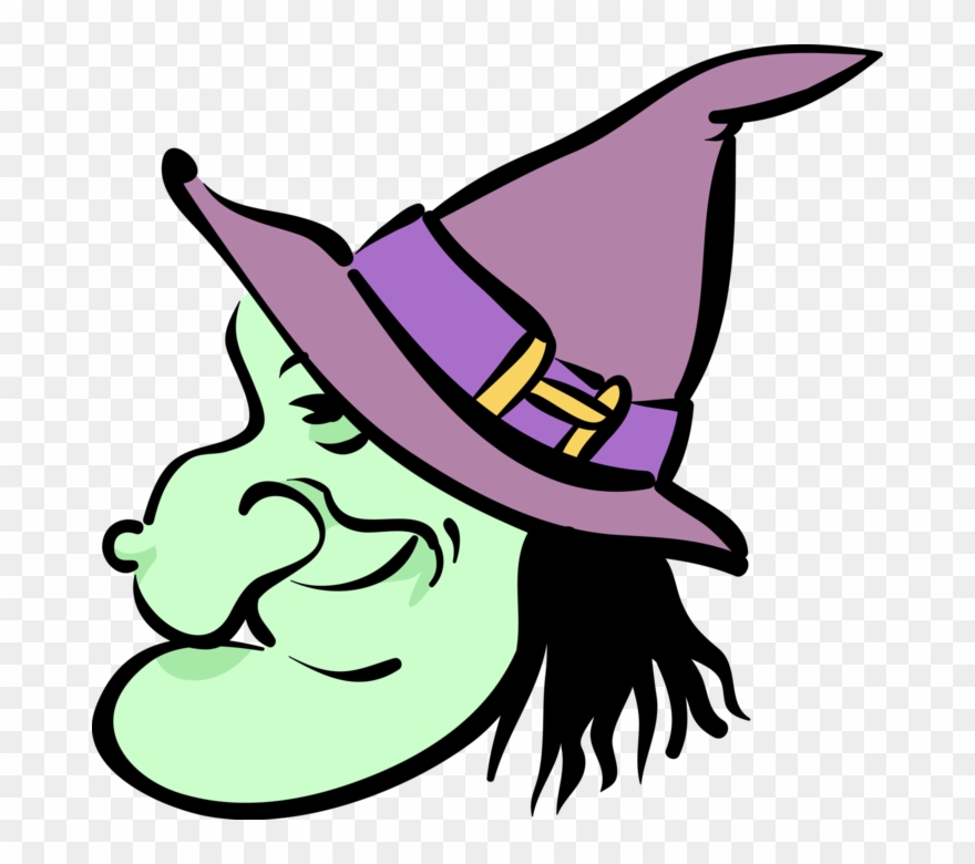 Halloween Image Illustration Of Sorceress Fictional Clipart