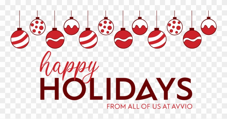 From All Of Us At Avvio, We'd Like To Wish All Of Our - Holidays Here We Come Clipart