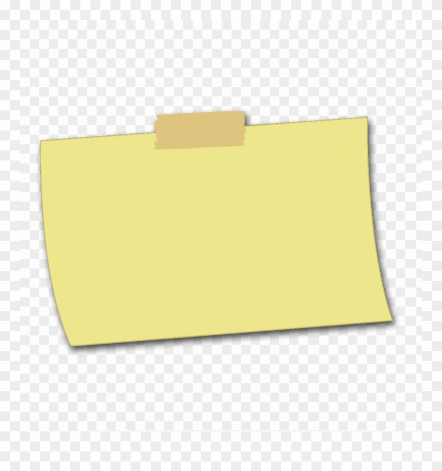 Download Yellow Sticky Ntes Clipart Png Photo - Construction Paper Transparent Png