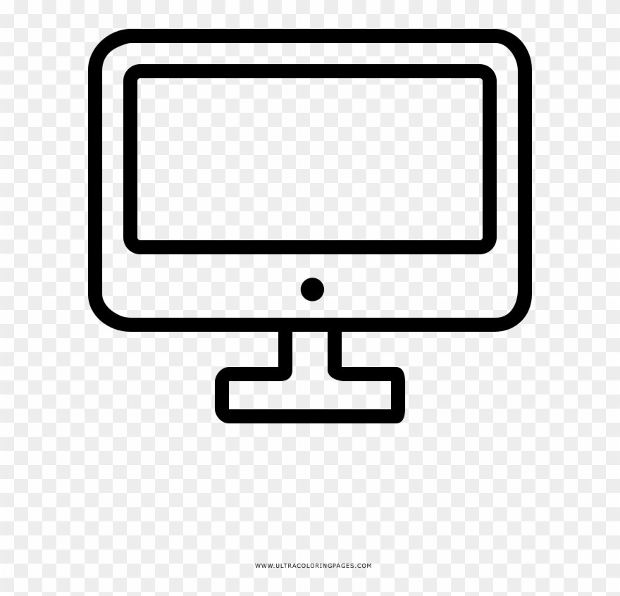 Computer Monitors Drawing - Computador Para Colorear Clipart